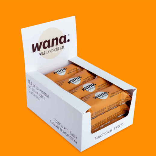 Протеиновые вафли с кремом WANA (43 г)