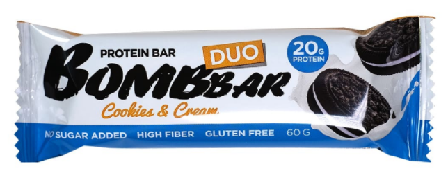 Протеиновый батончик BOMBBAR DUO (60 гр)
