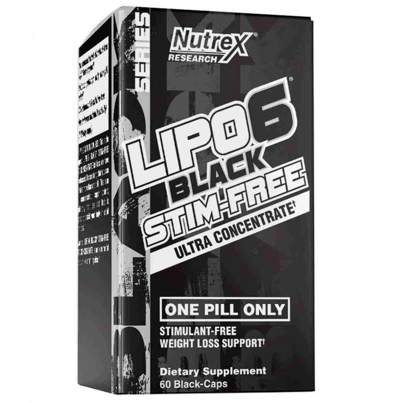 Nutrex Lipo-6 Black Ultra Concentrate Stim-Free (60 капс)