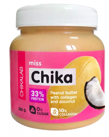 Арахисовая паста с кокосом CHIKALAB  (250 гр)