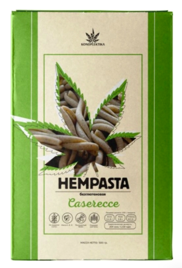 Макароны из конопляной муки Без глютена Hempasta Casarece (500 г)