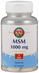 Метилсульфонилметан (МСМ) MSM 1000 мг KAL (80 таб)