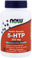 5-HTP 200 мг (5-гидрокситриптофан) 120 вег. капсул NOW