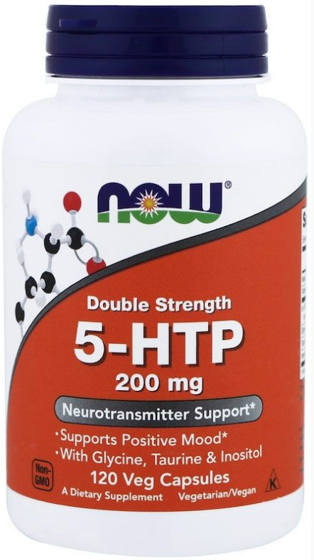 NOW Double Strenght 5-HTP 200 mg (120 капс)