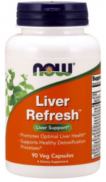 Liver Refresh (комплекс для здоровья печени) 90 капсул Now Foods