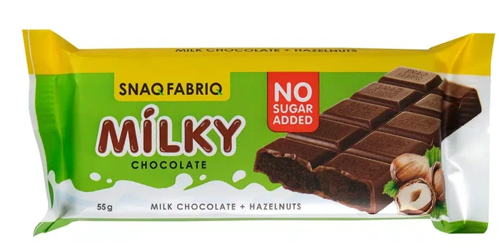 Молочный шоколад MILKY SNAQ FABRIQ (55 г)
