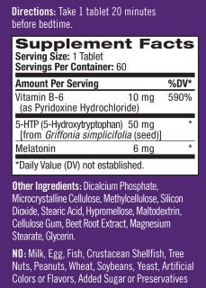 Natrol Advanced Sleep Melatonin + 5-HTP (60 табл)