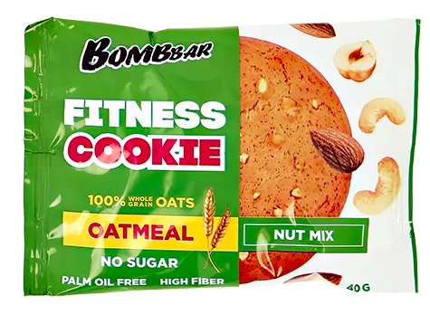 Печенье неглазированное овсяное BOMBBAR  (40 г)