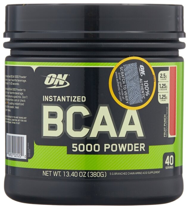 BCAA 5000 Powder Optimum Nutrition  (380 г)