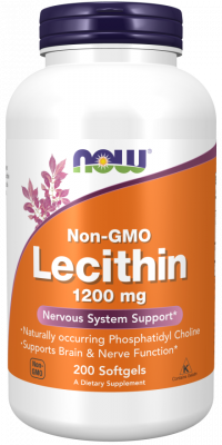 Лецитин соевый NOW Lecithin 1200 mg (200 кап)