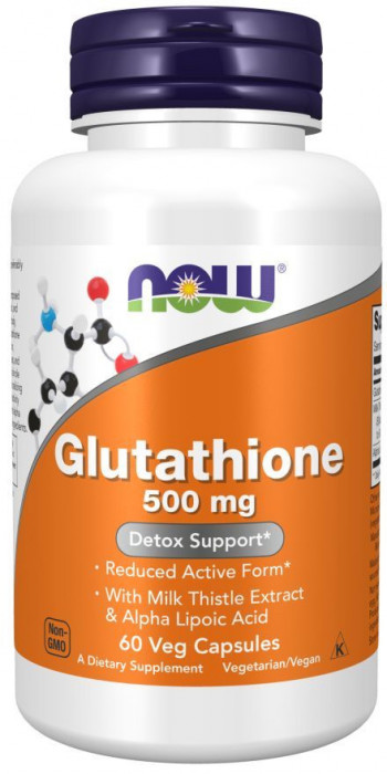 Glutathione (глутатион) 500 мг NOW (60 вег капс)