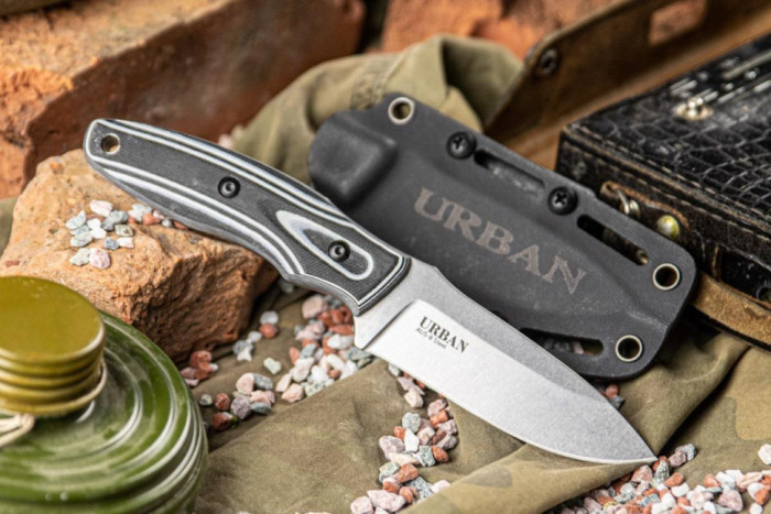Тактический нож Urban AUS-8 StoneWash G10