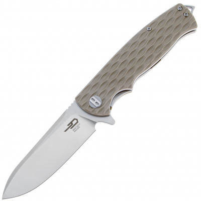 Складной нож Bestech Grampus сталь D2, рукоять Beige G10