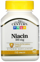 Ниацин 100 мг 21st Century (110 таб)