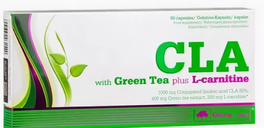 Olimp CLA with Green Tea plus L-Carnitine (60 капс)