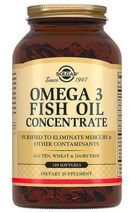 Solgar Omega-3 Fish Oil Concentrate (120 кап)