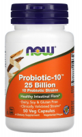 Probiotic-10 25 млрд Now (50 вег капс)