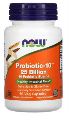 Probiotic-10 25 млрд Now (50 вег капс)