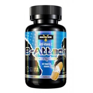 Maxler B-Attack Complex with Vitamin C (Витамины B)