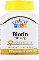 21st Century Biotin 800 mcg