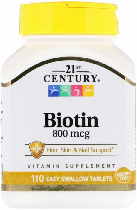 21st Century Biotin 800 mcg (110 таб)
