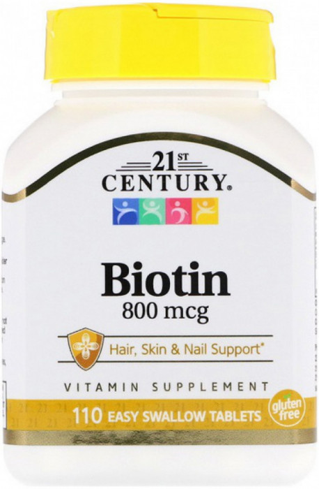21st Century Biotin 800 mcg (110 таб)