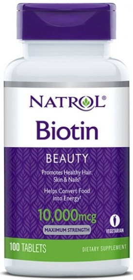 Natrol Biotin 10000 мг (100 табл)