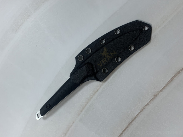 Туристический нож (EDC) Vran N690 StoneWash Black