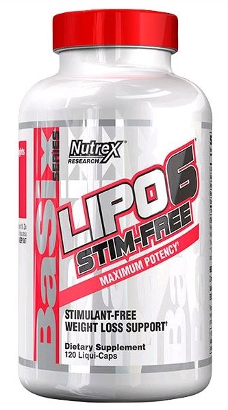 Nutrex Lipo 6 Stim Free (Жиросжигатель)