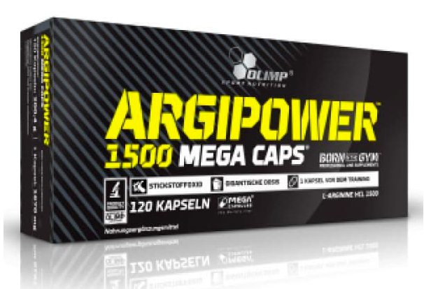 ARGIPOWER 1500 Mega Caps (аргинин, аминокислоты) 120 капс. Olimp
