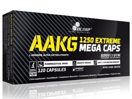 AAKG 1250 Extreme Mega Caps (аргинин ААКГ) 120 капсул Olimp