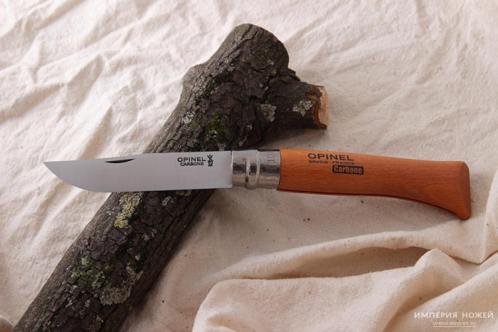 Нож Opinel №10, углеродистая сталь, бук – Opinel
