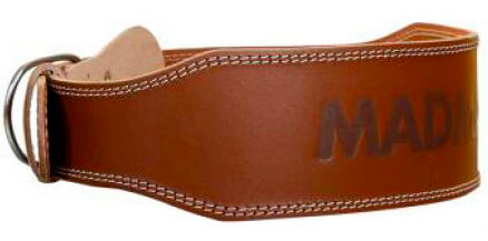 Пояс атлетический MadMax Пояс Full Leather (Коричневый)