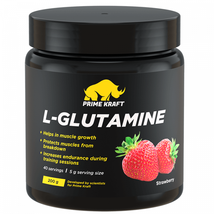 Глютамин L-Glutamine Prime Kraft