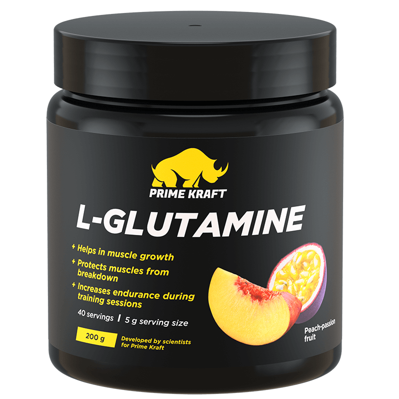Глютамин L-Glutamine Prime Kraft