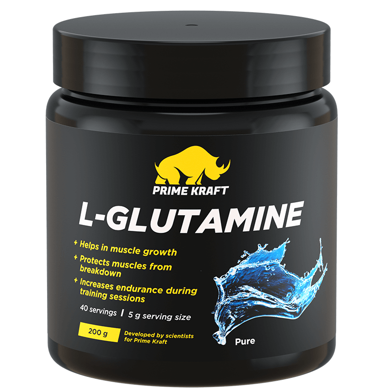 Глютамин L-Glutamine Prime Kraft