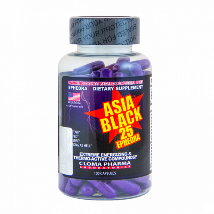 Жиросжигатель Cloma Pharma Asia Black (100 кап)