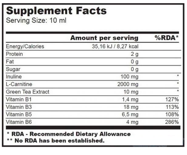 Л-Карнитин L-Carnitine 100.000 Liquid BioTechUSA (500 мл)