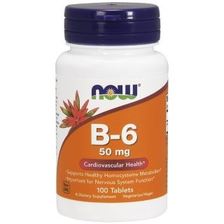 NOW B-6 50 mg (100 таб)