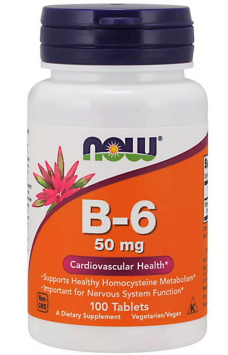 NOW B-6 50 mg (100 таб)
