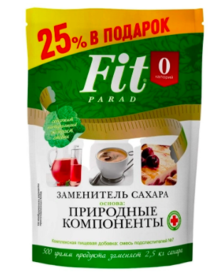Fit Parad Заменитель сахара № 7 (400 г + 100 г)