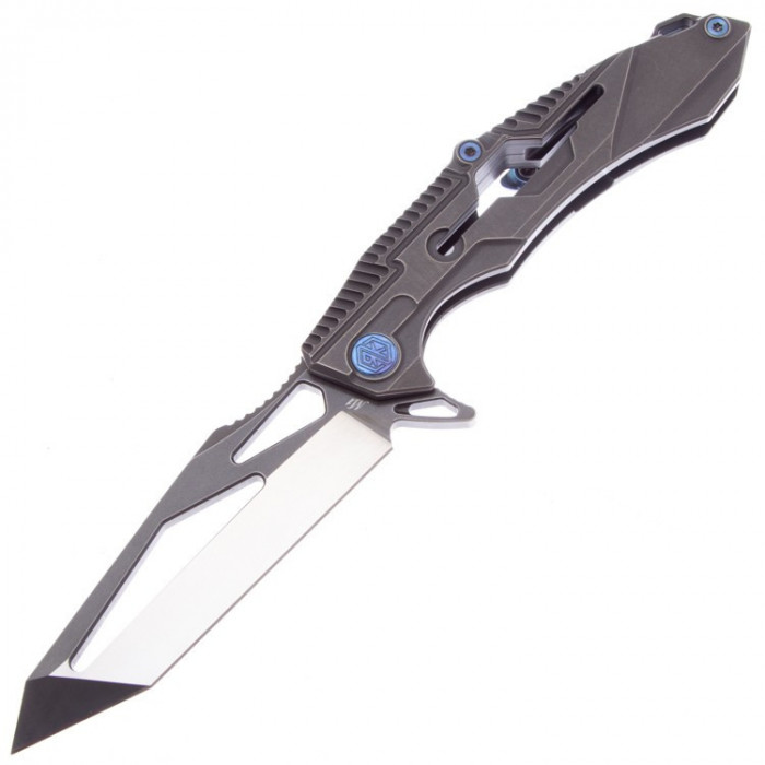 Нож Rike Knife M1 сталь S35VN, рукоять Dark Gray Ti