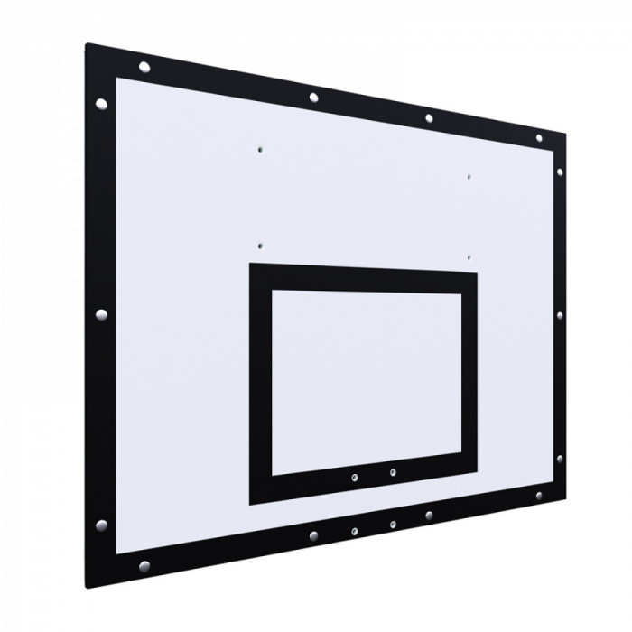 Щит баскетбольный тренировочный 1200х900 на раме ФАНЕРА цвет разметки ЧЕРНЫЙ