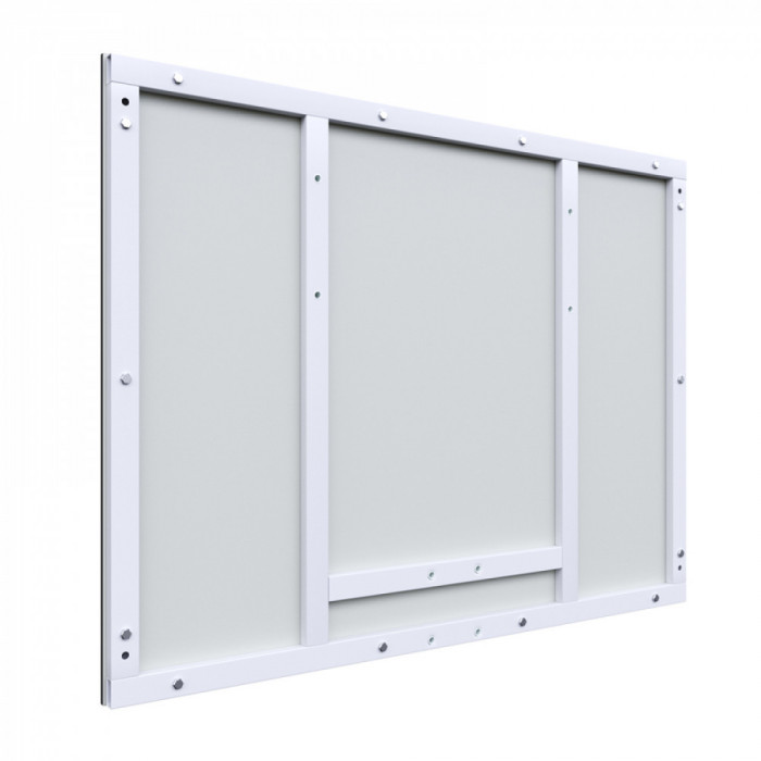 Щит баскетбольный тренировочный 1200х900 на раме ФАНЕРА цвет разметки ЧЕРНЫЙ