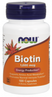 NOW Biotin 1000 mcg (100 капс)