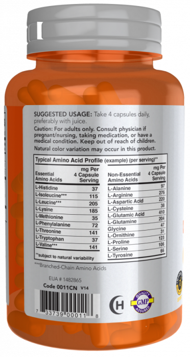 NOW Amino 20 Complete 360 вег капс