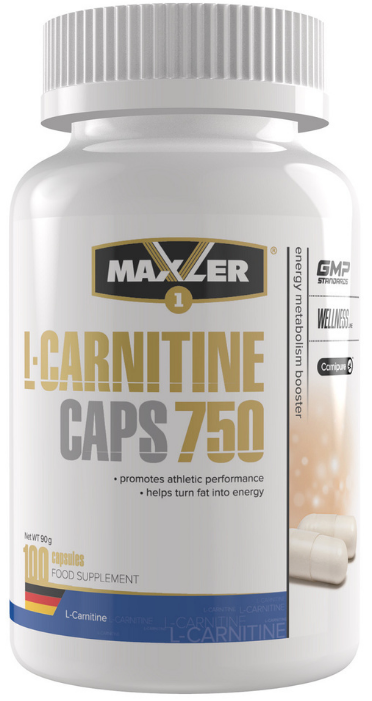 Л-Карнитин L-Carnitine 750 мг Maxler (100 капс)