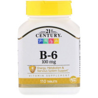 21st Century Витамин B6 100 мг (110 табл)