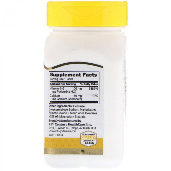 21st Century Витамин B6 100 мг (110 табл)