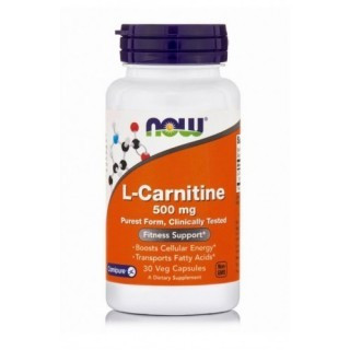 NOW L-Carnitine 500 мг (30 кап)